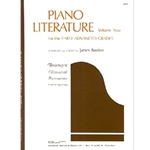 Piano Literature, Vol. 4 Piano