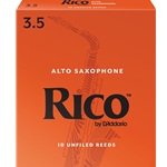 Rico Alto Sax Reeds 3.5 - Box of 10