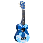 Amahi DDUK8 Blue Flower Ukulele