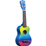 Amahi DDUK10 Rainbow Wave Ukulele