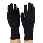 Long Wristed Black Marching Gloves with Grips