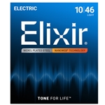 Elixir Nanoweb Plain-Steel Light Electric Guitar Strings