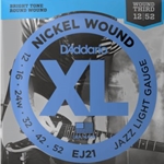 D'addario EJ21 XL Electric Jazz Nickel Wound Guitar Strings