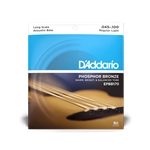D'Addario Acoustic Bass Phosphor Bronze Long Scale Regular Light Strings
