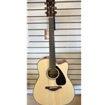 Yamaha FGX800C Folk Size Cutaway Acoustic Electric Guitar - Natural