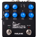 NUX NBP-5 Bass Preamp DI Bass Pedal Verdugo Series Melvin Lee Davis Signature