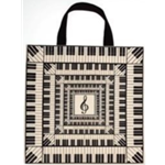 Treble Clef and Keyboard Tote Bag