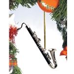 Black Bass Clarinet Ornament 5.25"