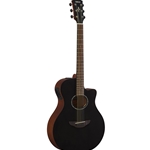 Yamaha APX600M Thinline Cutaway Acoustic Electric Guitar - Smoky Matte Black Finish