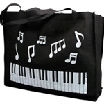 Reusable Tote Keyboard Notes - Black