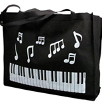 Reusable Tote Keyboard Notes - Black