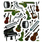 Keyboards & Instruments Stickers