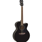 Yamaha CPX600 Medium Jumbo Cutaway Acoustic Electric Guitar - Black