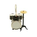 Drum Set Ornament - Black