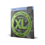 D'Addario 43-107 Custom Light Top/Medium Bottom Tapered, Long Scale, XL ProSteels Bass Strings