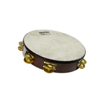 Grover Tambourine 10" dbl Brass Hammer & Dimpled *