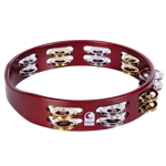 Colorsound Tambourine 10" Red Matte