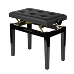 Gator Deluxe Height Adjustable Piano Bench