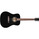 Fender CD-60 Dreadnought Acoustic Guitar w/Case - Black