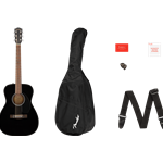 Fender CC60s Concert Acoustic Guitar Starter Pack - Black
