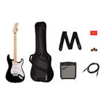Fender Squire Sonic Stratocaster Electric Guitar Pack - Black