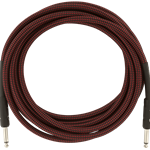 Fender 15ft Professional Series Braided Instrument Cable - Red Tweed