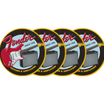 Fender "Since 1946" Guitars & Amps Leather Coaster Set of 4