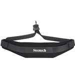 Neotech Soft Sax Strap - Regular - Metal Open Hook - Black