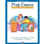 Alfred's Prep Course, Activity & Ear Training Book, Level E