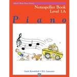 Alfred Basic Piano Library, Notespeller Book, Level 1A