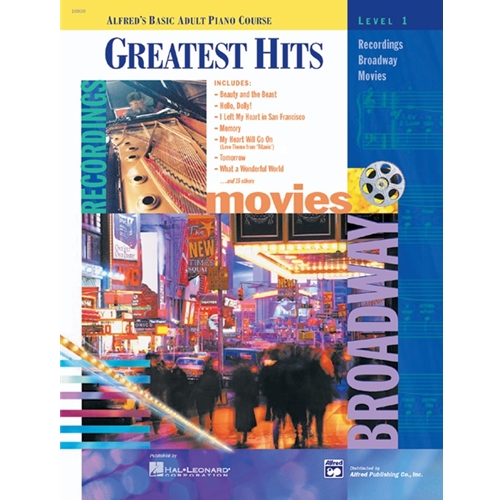 Adult Greatest Hits - Level 1  w/CD Piano