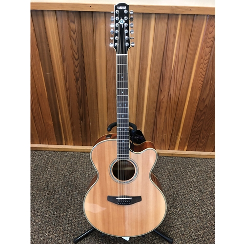 CLEARANCE Yamaha CPX700 Medium Jumbo Cutaway 12 String Acoustic Electric Guitar - Natural