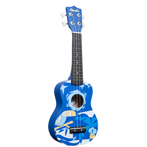 Amahi DDUK2 Blue Bird Ukulele