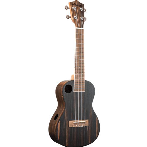Amahi F990C Classic Ebony Concert w/Offset & Side Soundhole