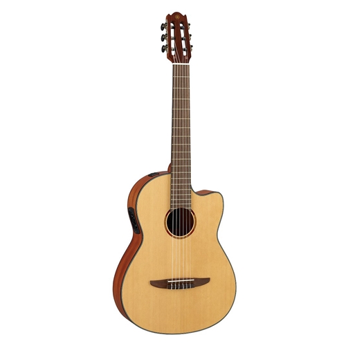 Yamaha NCX1 NT Nylon String Classical Cutaway Acoustic Electric Guitar - Natural