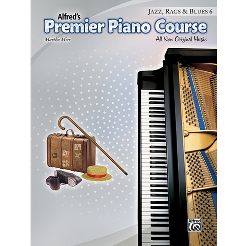 Premier Piano Course  Jazz, Rags and Blues 6  
(NF 2021-2024 Moderately Difficult I - Brass Button Rag)
