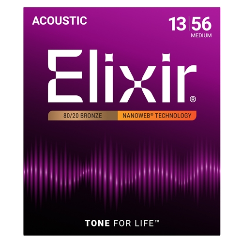 Elixir Nanoweb 80/20 Medium Acoustic