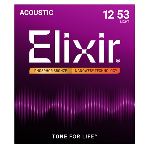 Elixir Light Phosphor Bronze Nanoweb