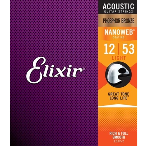 Elixir Nanoweb Phosphor Bronze Medium