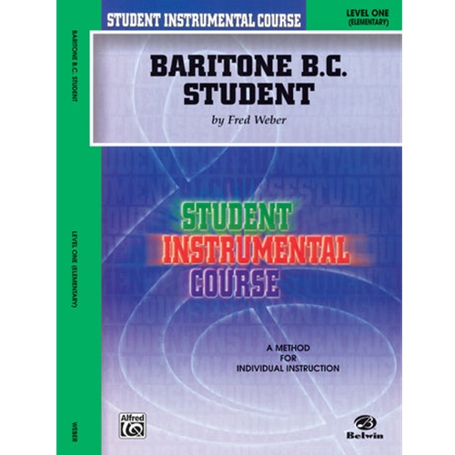 Student Instrumental Course Book 1 - Baritone - Euhponium BC