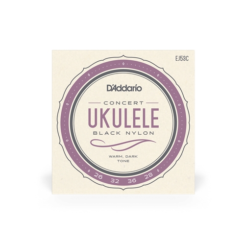 D'addario Pro-Arte Rectified Black Nylon Ukulele Strings