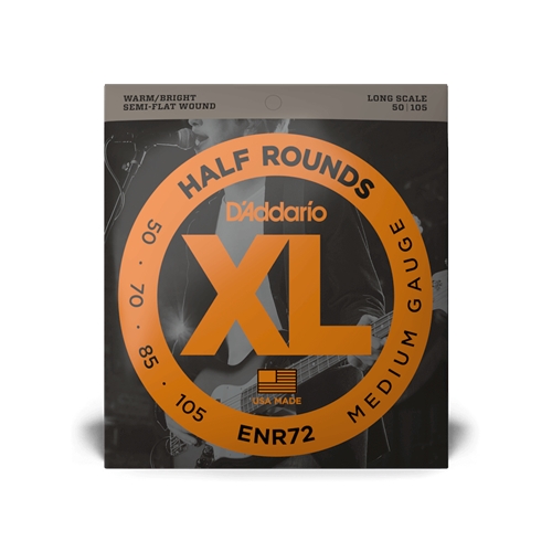 D'Addario XL Half Round Bass Strings