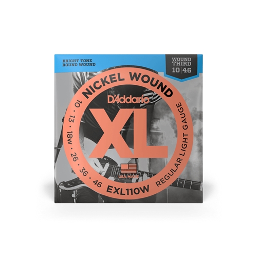 D'Addario XL Electric Nickel Wound - Wound Third