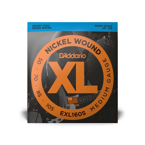 D'Addari XL Electric Bass Nickel Wound SHort Scale Medium Guitar Strings