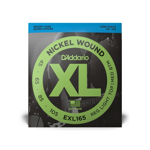 D'Addario Regular Light Top/ Medium Bottom Electric Bass Guitar Strings