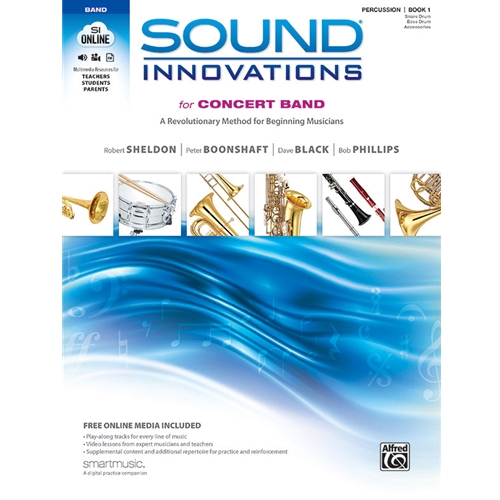 Sound Innovations for Concert Band Book 1 - Percussion (Snare Drum, Bass Drum & Accessories)