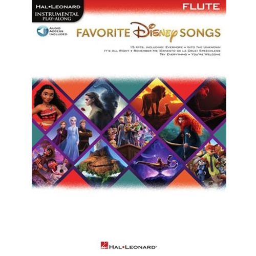 Favorite Disney Songs Instrument Play-Along Book