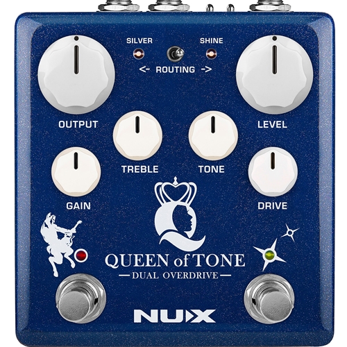 NUX Queen of Tone Dual Overdrive Guitar Pedal