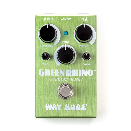 Way Huge Smalls Green Rhino Overdrive Guitar Pedal *