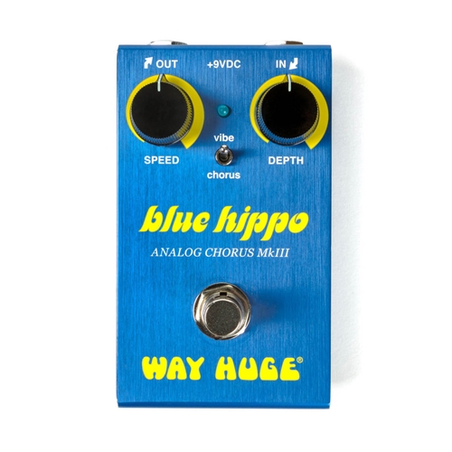 Way Huge Smalls Blue Hippo Analog Chorus Guitar Pedal *